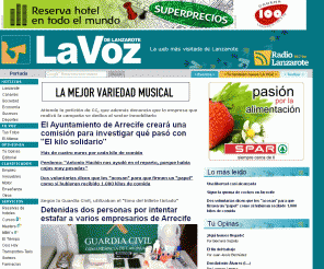 lavozdelanzarote.com:  lavozdelanzarote.com - El diario líder de Lanzarote. Noticias, opiniones, anuncios clasificados,
El principal periódico de Lanzarote. Noticias, anuncios, eventos y toda la información  más actualizada de Lanzarote