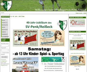 svpenk.at: SV EdlingerHolz Penk/Reisseck - Der SV Penk - die Nummer 1 im Mölltal
Alles rund um den Fußballveren SV Penk - Tabellen, Ergebnisse, Kader, Spielplan, Infos zu allen Spieler sowie Betreuern, Funktionären, Nachwuchsmannschaften.
Eigenes Tippspiel zur Unterliga West. Bildergalerie zu den Spielen des SV Penk/Reisseck.