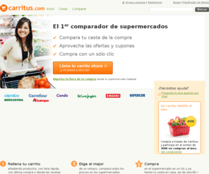 carritus.com: Supermercados online
Tu Supermercado Inteligente. Carritus te ayuda a ahorrar, tú decides dónde comprar.