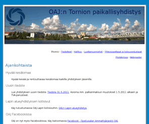 oajtornio.net: OAJ:n Tornion paikallisyhdistys
OAJ Tornion paikallisyhdistys