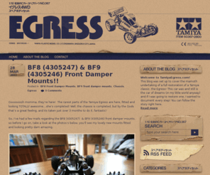 tamiyaegress.com: Tamiya Egress – The Restoration of a Classic RC Car
TamiyaEgress.com is a personal blog covering the restoration of a 1989 Tamiya Egress