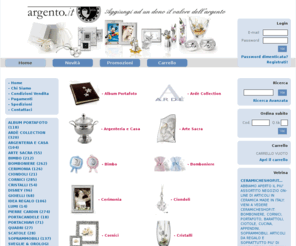 argentoitalia.com: Cornici, Argento, Bomboniere, Bomboniera, Cornice, Argento, Disney, Pierre Cardin, Arde,
Argento.it: un vasto assortimento di prodotti in argento made in Italy: cornici bomboniere portafoto album cristalli  portachiavi soprammobili arte sacra. disney arde pierre cardin  balestra valenti matrimonio comunione battesimo laurea anniversario