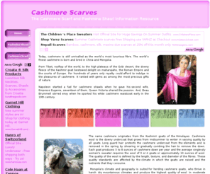 cashmere-scarves.co.uk: Cashmere Scarves and Pashmina Shawls Resource
The Cashmere information site. Buy Cashmere sweaters, scarves and accessories for women and men...