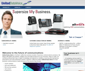 datavoiceunited.net: Welcome to the future of communications | United Data Voice
Northern California's premier provider of business communications products and services.