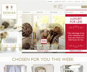 dorma.co.uk: Dorma - For Luxury Soft Furnishings, Bedding, Furniture and more
NEW Spring range.Shop online at Dorma offering luxury soft furnishings and furniture including bedding, towels, curtains, table linen, and more. Buy online today.