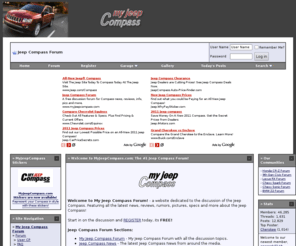 jeepcompassforum.com: My Jeep Compass Forum - The Number 1 Jeep Compass Forum
