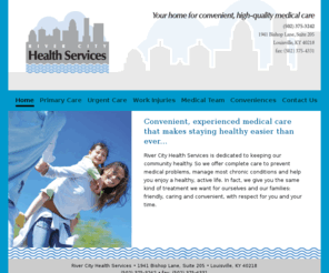 rivercityhealthservices.com: River City Health Services, 1941 Bishop Lane, Suite 205, Louisville, KY 40218, (502) 375-3242, fax: (502) 375-4331
River City Health Services is dedicated to keeping our community healthy. It's located in 1941 Bishop Lane, Suite 205, Louisville, KY 40218.