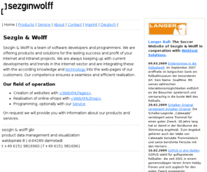 sezgin-wolff.com: sezgin & wolff gbr | product data management and visualization
