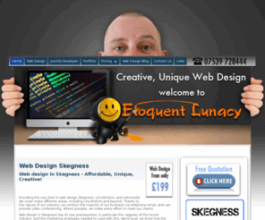 webdesignskegness.info: Web Design Skegness, Lincolnshire -  Web design for small business
Web Design Skegness -  A full time Skegness, Lincolnshire based web design and content management system development company that produces unique, creative designs.