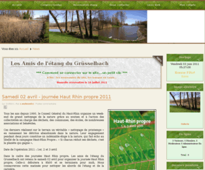 etang-grusselbach.info: : News
Site de le l'association de pêche de Roderen - Les amis de l'étang du Grusselbach News