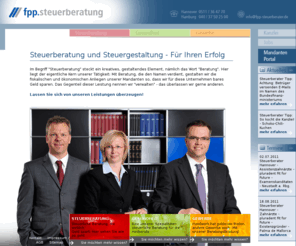 fpp-steuer.com: Steuerberatung Hannover - fischer.porada partner
Steuerberater in Hannover und Hamburg. Steuerberatung und Steuergestaltung.