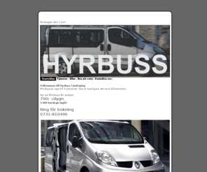 hyrbuss.com: hyrbuss.com - minibuss uthyrning - Jnkping
hyra minibuss uthyrning jnkping