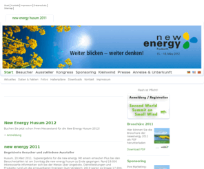 new-energy-husum.de: Start: new energy husum
new energy husum, Messe und Forum, exhibition & conference