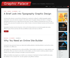 graphicpalace.com: GraphicPalace.com | Graphics, Icons, Templates, Themes & more…
Graphic Palace provides graphics, icons, website templates, wordpress themes and a whole lot more...