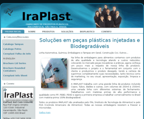 iraplast.com: Embalagens Plásticas para Alimentos, Serviços de Terceirização de 
	Injeção e Resina Plástico Biodegradável e Compostável
