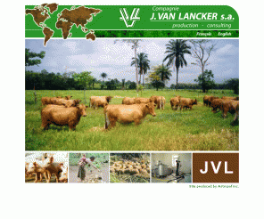 jvl.be: Cie Jules VAN LANCKER s.a. - JVL
JVL is a Belgian Company working in livestock and agriculture production - consulting in Europe, Africa and Asia