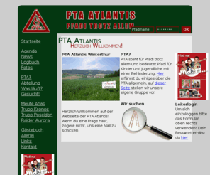 ptaatlantis.ch: PTA Atlantis - Winterthur
Die Internetseite der Pfadi trotz allem (PTA) Atlantis aus Winterthur. 