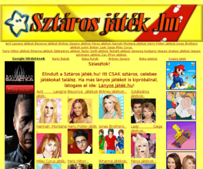 sztarosjatek.hu: Sztáros játékok lányoknak, online celeb játékok, celeb öltöztető, sztár öltöztetős online játékok
Sztáros online játékok, star games, celebrity games