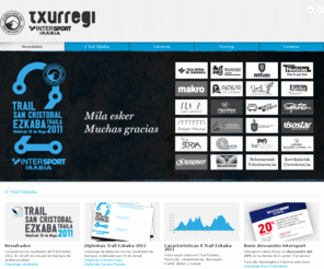 trailezkaba.com: TXURREGI INTERSPORT-IRABIA / Club de carreras de montaña / Mendi lasterketa taldea
Txurregi Intersport-Irabia. Mendi Lasterketa Taldea / Club de Carreras de Montana