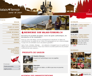 valais-terroir.ch: Accueil Valais-terroir
Découvrez les produits du Valais, source de goûts authentiques, de découvertes et de convivialité !