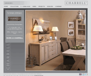 charrell.net: Charrell Home Interiors NV: International Interior Wholesaler - Charrell
Charrell Home Interiors is an international wholesaler in new classic furniture with a contemporary touch. Charrell is active worldwide with a strong basis in Belgium as one of the largest suppliers of classic furniture in different categories.