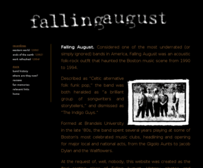 fallingaugust.com: Falling August Website
