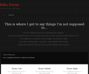 kikodoran.com: Kiko Doran
The virtual home of Kiko Doran