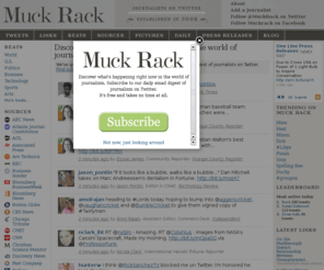 muckrakr.com: Journalists on Twitter - Breaking News, Politics, Opinion and more - Muck Rack
Journalists on Twitter