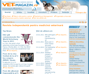 vet-magazin.ro: Revista independentă pentru medicină veterinară | VET-MAGAZIN.ro
Revista independenta pentru medicina veterinara