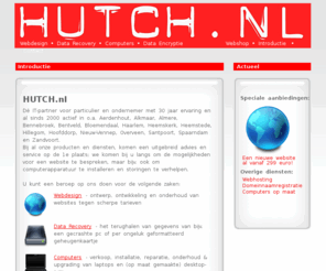 amersfoort.biz: HUTCH.nl - Webdesign, Data Recovery & Computers
HUTCH.nl - Webdesign, Data Recovery & Computers