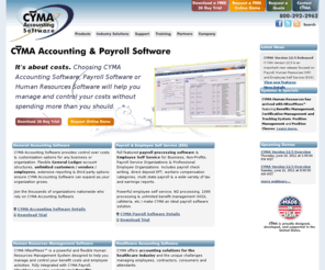 cyma-systems.com: Accounting Software | CYMA.com
CYMA Accounting Software provides accounting software solutions through payroll software, inventory control, healthcare software and job/project costing