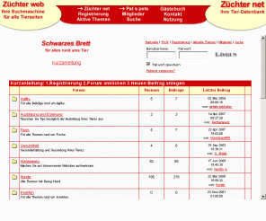 zuechter-forum.de: Züchter Forum - Ihre kostenloses schwarzes Brett für Züchter - Würfe - Vereine - Ausbildung - Gesundheit u.v.m.
