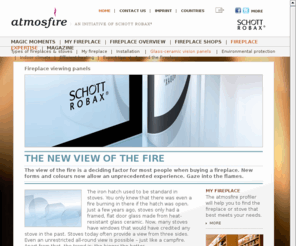 schott-robax.org: atmosfire | Fireplace viewing panels
Fireplace viewing panels: new forms and colours now allow the unprecedented fire experience to be lived in virtually all types of buildings.