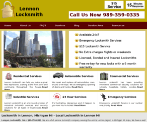 lennon989locksmith.com: Locksmith Lennon, Michigan MI - Local Locksmith Services in Lennon, Michigan MI
Locksmith Lennon, Michigan MI: Local Locksmith services in Lennon, Michigan MI. 24 Hour Locksmith, Emergency Locksmith, Automobile Locksmith  services in Lennon Michigan (MI).