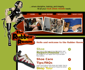 rubber room climbing shoes