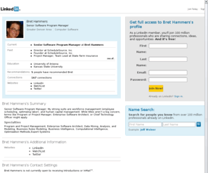 brethammers.com: Bret Hammers  | LinkedIn
View Bret Hammers's professional profile on LinkedIn.  LinkedIn is the world's largest business network, helping professionals like Bret Hammers discover inside connections to recommended job candidates, industry experts, and business partners.