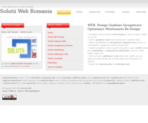 solutii-web.ro: Solutii Web Romania
Solutii web profesioniste : Gazduire, Hosting. Design, Inreg