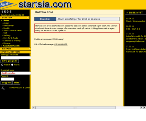 startsia.com: STARTSIA.COM
Startsi'a, Startsiden for deg som elsker sørlandet og IK Start