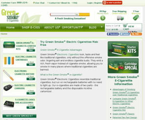 cigelectra.com: Electric Cigarette, Electronic E Cigarettes | Green Smoke®
Electric Cigarettes by Green Smoke® look, taste, and feel like traditional cigarettes. However the Green Smoke E-Cigarette is electronic, emitting a vapor that although feels real; is a smokeless alternative way to smoke.