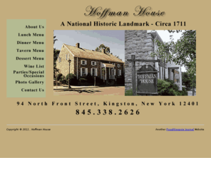 hoffmanhousetavern.com: Hoffman House
hudson valley food, eateries, restaurants, dinner in new york, NY, Kingston Restaurants, Fine Dining, ulster county, historic 