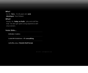 t3r0.net: t3r0
t3r0s homepage
