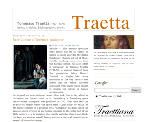 traetta.com: Tommaso Traetta
tommaso traetta composer