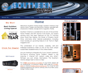 ultimatetheatersystem.com: Southern Cinema Design
Welcome to Southern Cinema Design. Southern Cinema is a full service Home Theater and Electronics Systems specialist with showrooms in Atlanta, Georgia and St. Augustine, Florida. 
