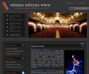 wlasna-witryna.net: budowa witryn - własna witryna www
Własna witryna w internecie.  Jak założyć własną witrynę internetową? Profesjonalne i proste w obsłudze skrypty witryn.