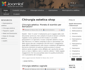 chirurgiaesteticashop.com: Chirurgia estetica shop
Chirurgia estetica: Da comprare, da vendere. Foto e costi della chirurgia estetica dei tuoi desideri