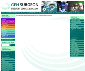 gensurgeon.co.uk: GenSurgeon
Providing specialist general surgical services to the Southern Counties Designed by Taylor Paice Associates. Built by Jake McMurchie: www.jakemc.co.uk