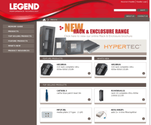 legend.com.au: Legend Performance Technology
Legend Performance Technology is a specialist in the IT industry. It has a wide range of PC Peripherals and IT products for Data rooms such as 19 Racks, Wall Mount and Swing Frame Enclosures, Patch Panels and cables including CAT5e / CAT6, USB, HDMI,