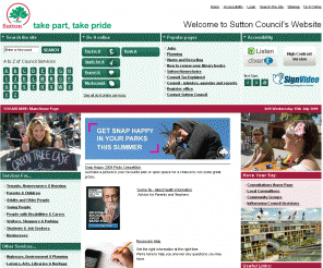 sutton.gov.uk: London Borough of Sutton: Main Home Page
