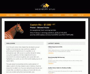 westbury.co.nz: Westbury Stud, Westbury Stud
Premier stud in Karaka