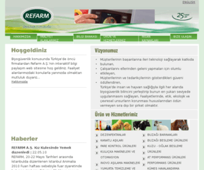 refarm.com.tr: Refarm A.Ş.  |  Biyogüvenlik Bizim İşimiz
Refarm A.Ş.